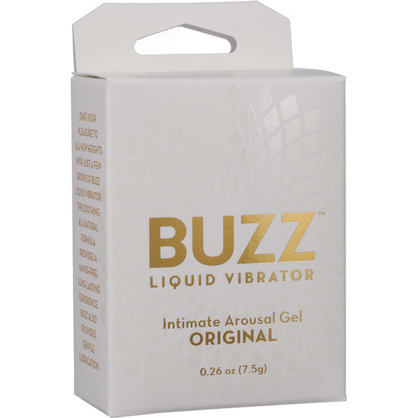 Original Liquid Vibrator - Intimate Arousal Gel - 0.26 Oz. - White, Gold