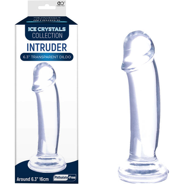 Intruder 6.3" Transparent Dildo (Clear)