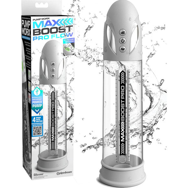 Pump Worx Max Boost Pro Flow - White