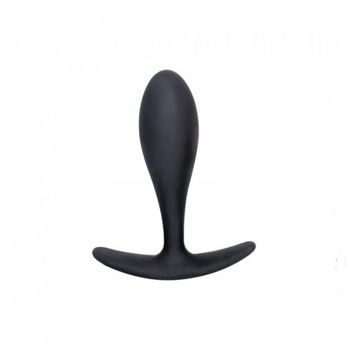All Day Long - Silicone Butt Plug - S - Black