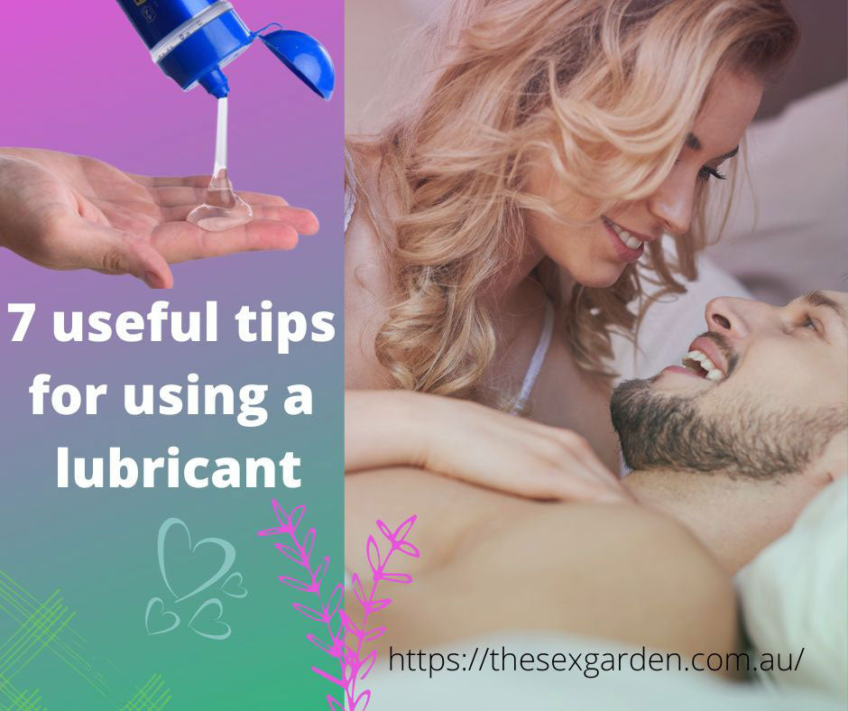 tips for using a lubricant 