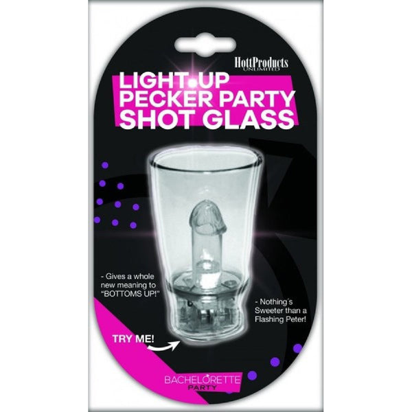 Light Up Pecker Party Shot Glass