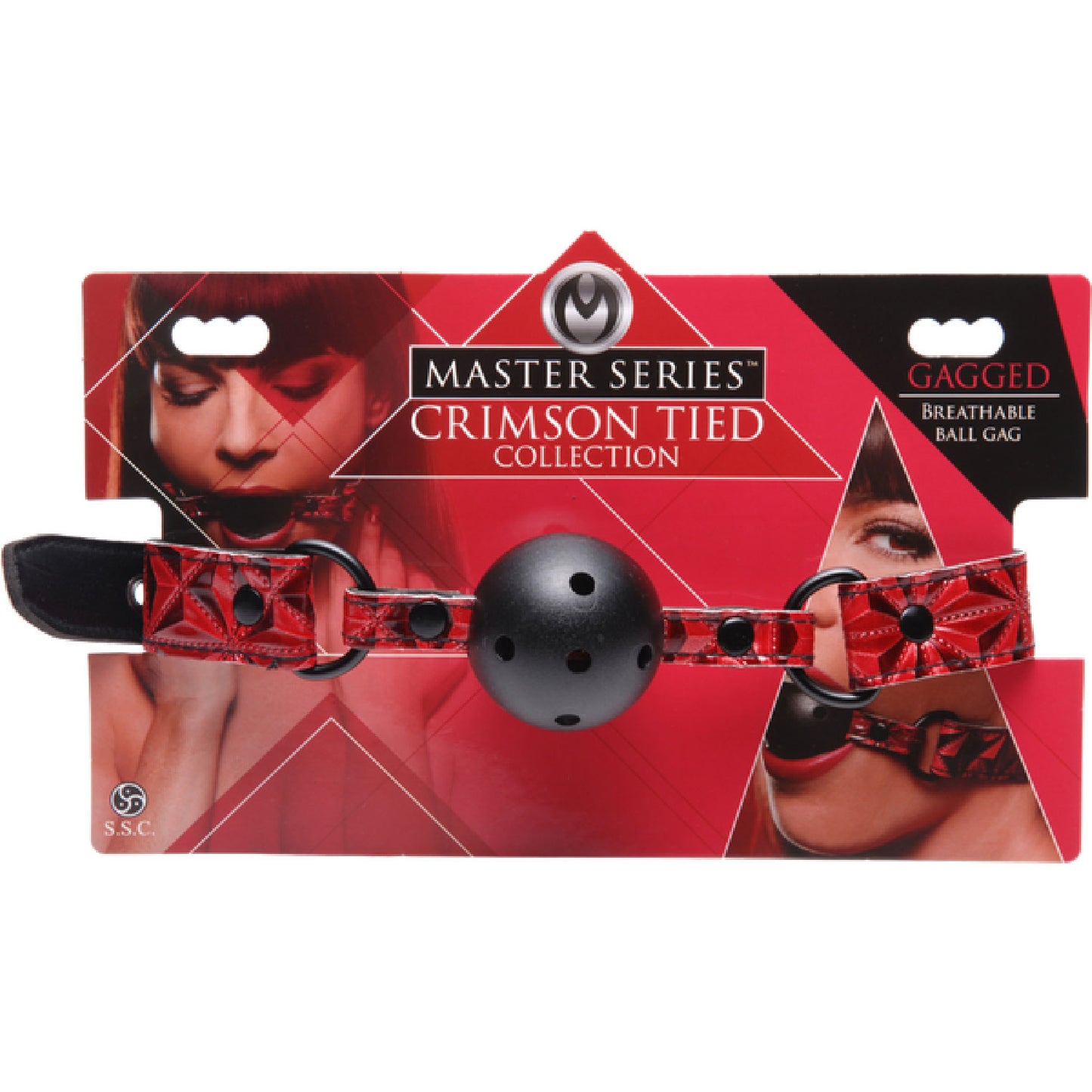Crimson Tied Breathable Ball Gag 2