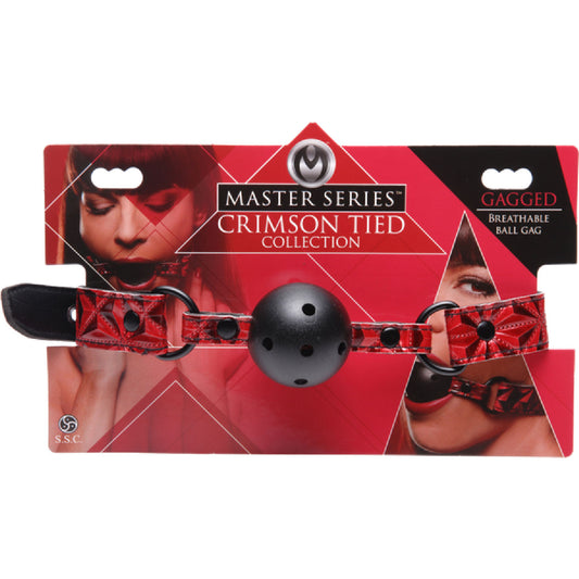 Crimson Tied Breathable Ball Gag 2