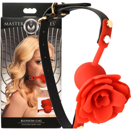 Blossom Gag Silicone Rose Gag
