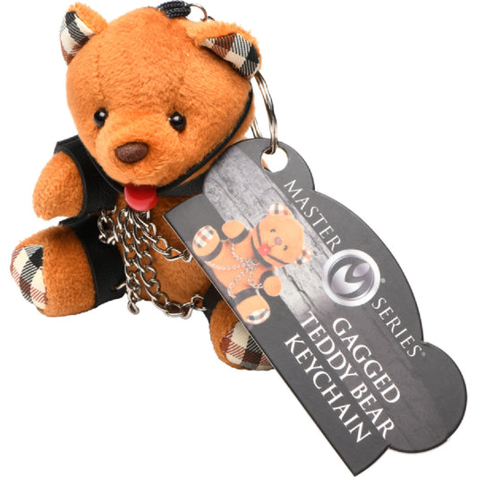 Gagged Teddy Bear Keychain 2