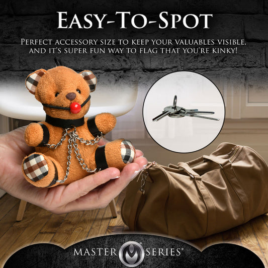 Gagged Teddy Bear Keychain 3