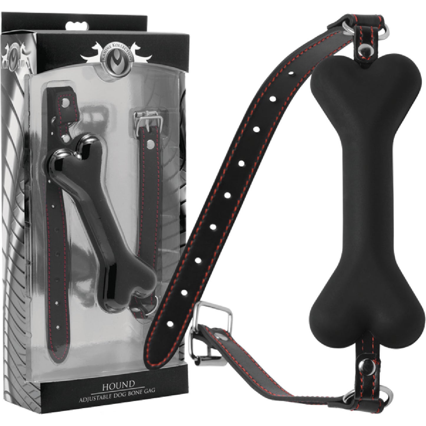 Hound Adjustable Dog Bone Gag