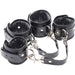 PU Leather Lined Cuffs - Ankle