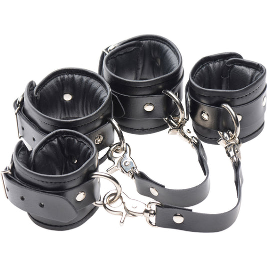 PU Leather Lined Cuffs - Wrist