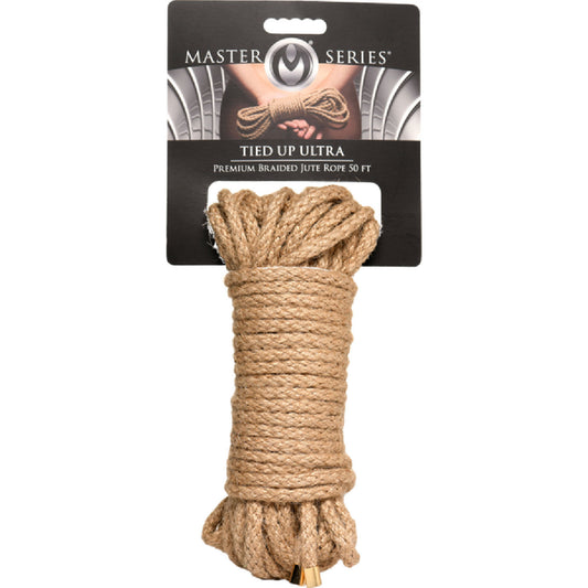Tied Up Ultra Premium Braided Jute Rope 50 Ft 2