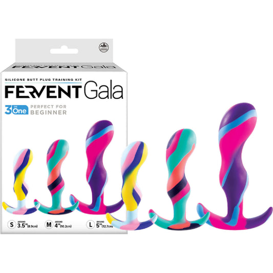 Fervent Gala Silicone Butt Plug Training Kit