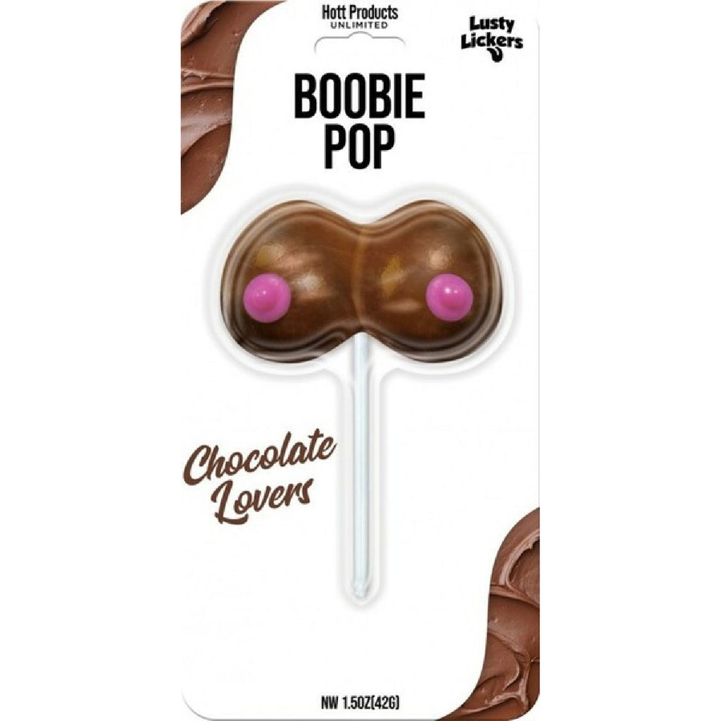 Lusty Lickers Boobie Pop - Chocolate Flavoured Candy