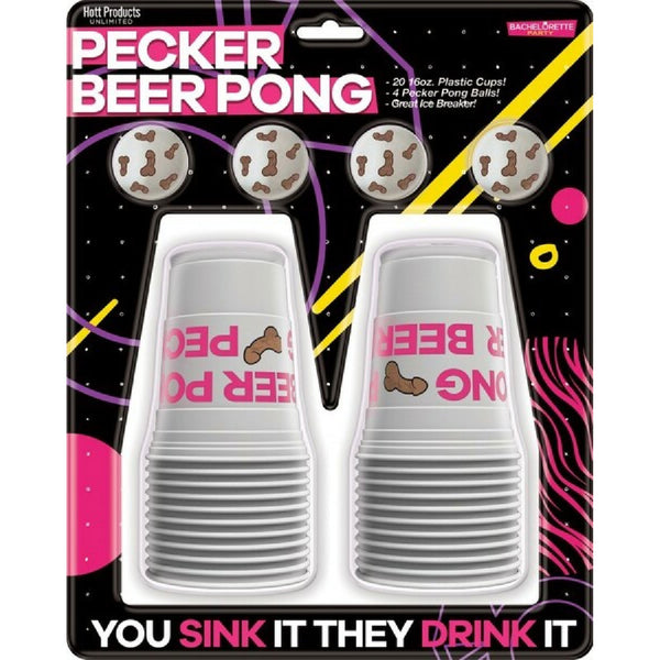 Hott Products Pecker Beer Pong Plastic Cups