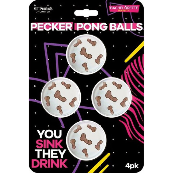 Hott Products Pecker Beer Pong Balls
