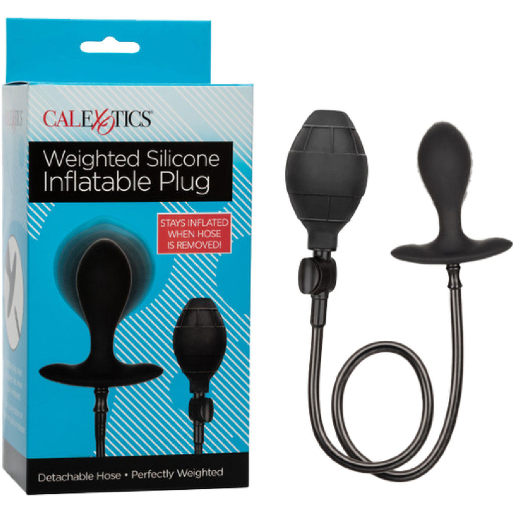 CalExotics Weighted Silicone Inflatable Plug