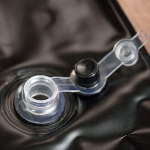 Black Inflatable Waterproof Massage Sheet with Handles 2