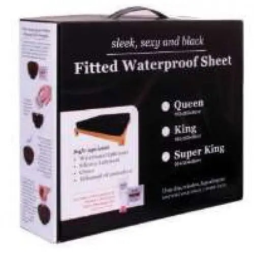 Eroticgel Black Waterproof Sheet Queen