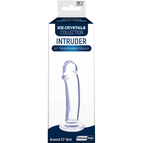 Intruder 3.1" Transparent Dildo (Clear) 2