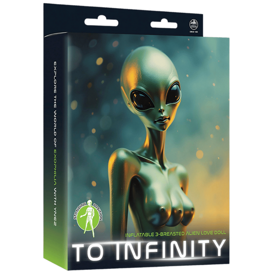 Inflatable 3-Breasted Alien Love Doll -