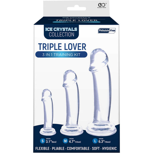 Triple Lover 3 In 1 Training Kit (Clear) 2