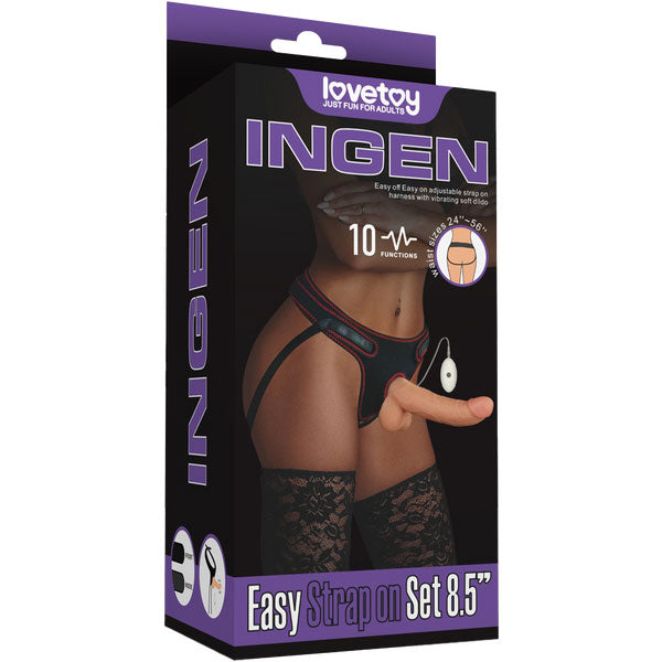 Vibrating Easy Strap-on Set 8.5'' (2)
