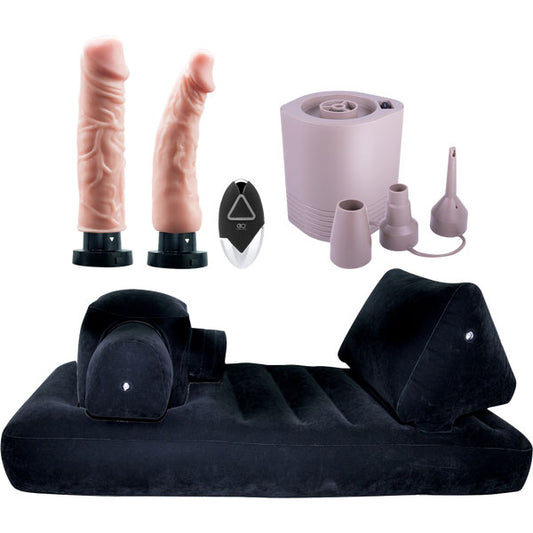 Premium Inflatable Bed with Velvet Surface 3