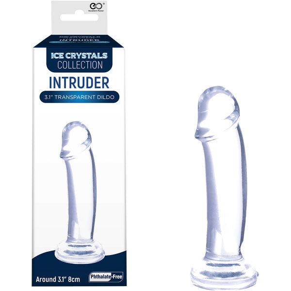 Intruder 3.1" Transparent Dildo (Clear)