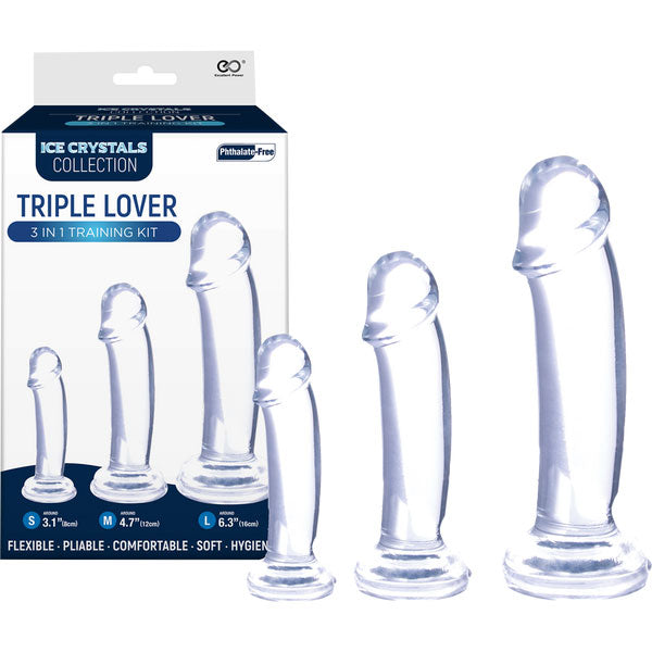 Triple Lover 3 In 1 Training Kit (Clear)