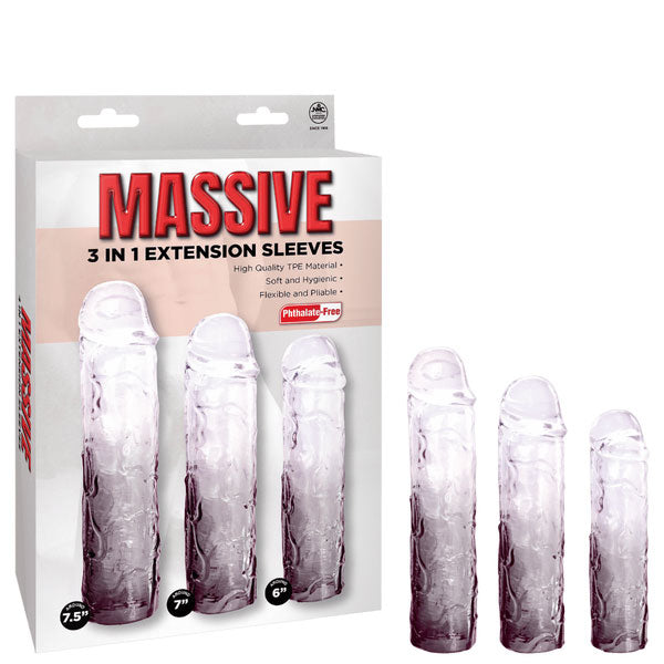 Massive 3 in 1 Extension Sleeve Smoke