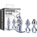 3 in 1 Metal Butt Plug Kit Set