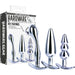3 in 1 Metal Butt Plug Kit Set