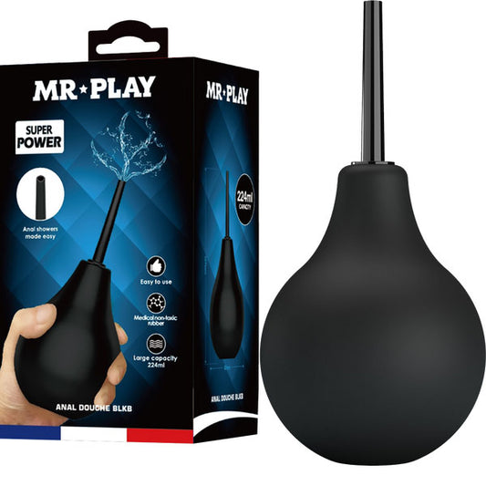 Mr. Play Anal Douche Bulb Black