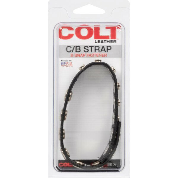 Colt Leather C/b Strap 8-snap Fastener