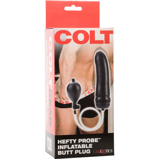 Hefty Probe Inflatable Butt Plug (Black)