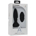 Thrust - Adventurous - Rechargeable Silicone Anal Plug With Remote (Black)