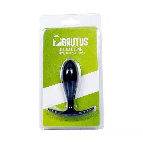 All Day Long - Silicone Butt Plug - L - Black 6