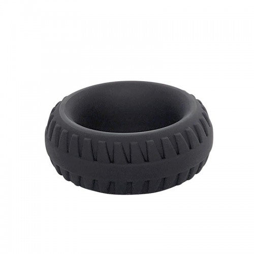Tractor - Liquid Silicone Cock Ring - M - Black 2