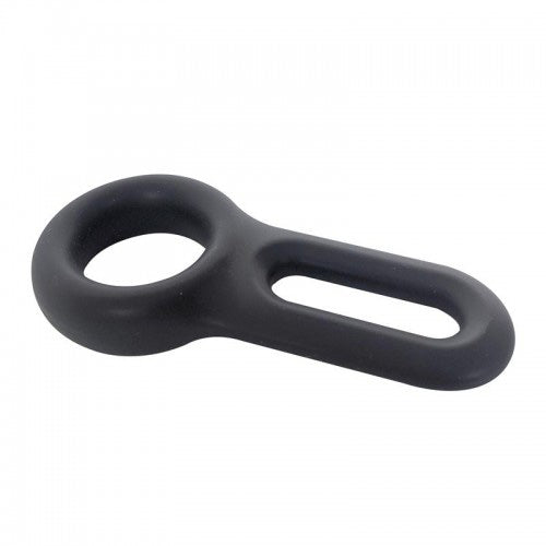 Spanner - Liquid Silicone Cock Ring - Black 2