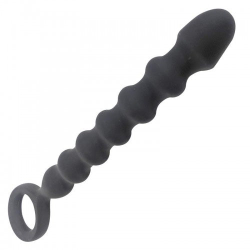 Stop & Go - Silicone Anal Bead Stick - Black 2