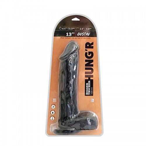 HUNG'R Gustav 13.00 inch 33.00 cm. diam 6.80 cm. Black 