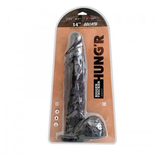 HUNG'R Goliath Black 14.00 inch 36.00 cm. diam 7.60 cm.