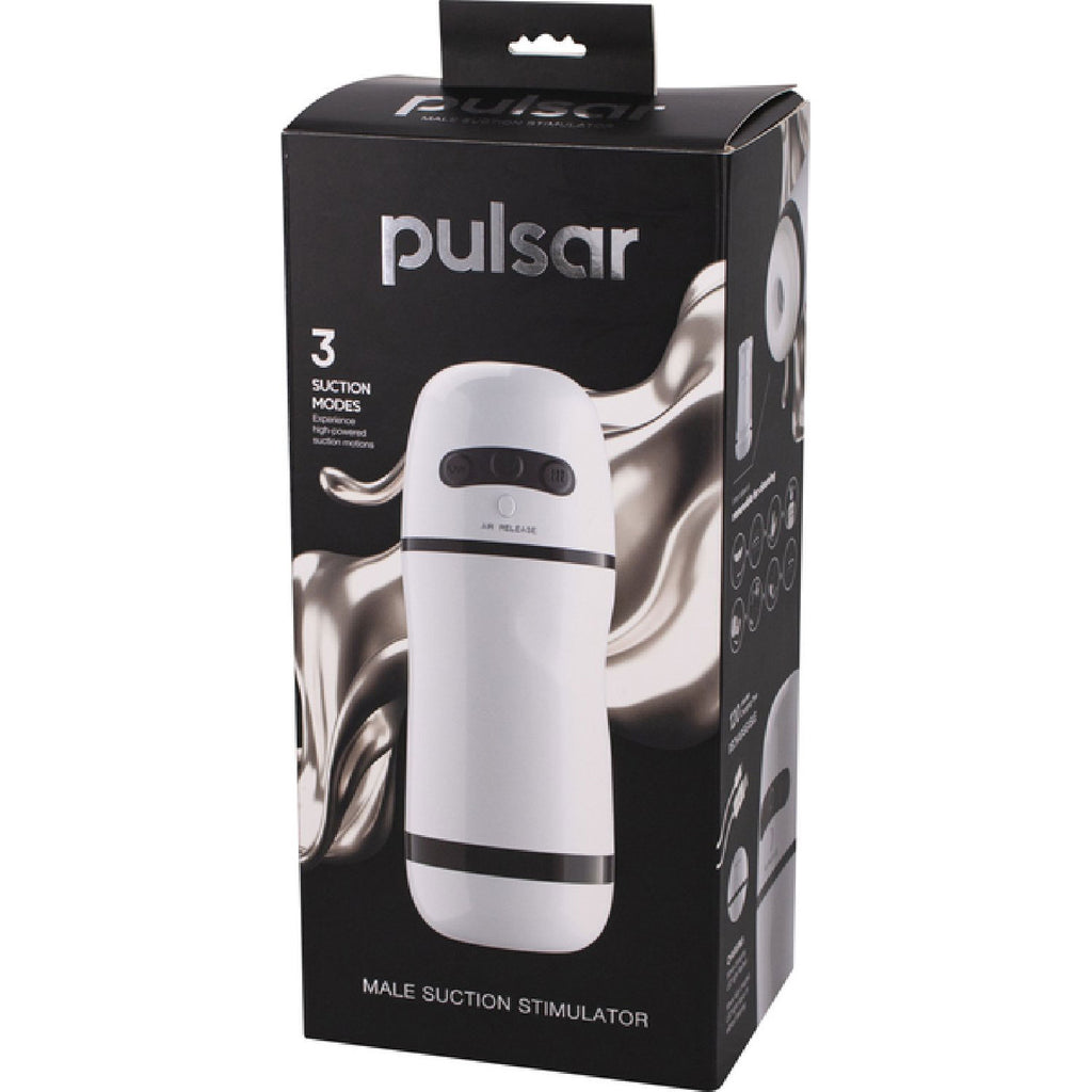 Pulsar Male Suction Stimulator (White)