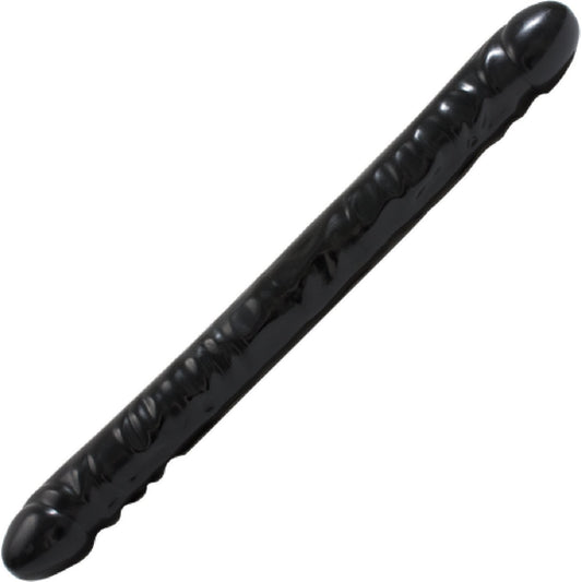 Veined Double Header Dong 18" (Black) 2
