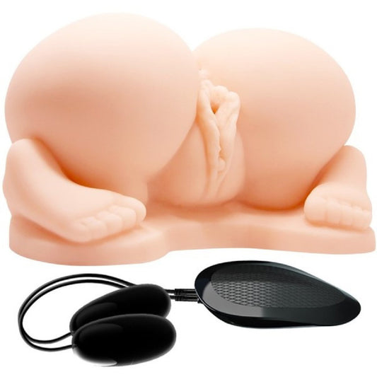 All Fours Vagina And Anal Stimulator (Flesh) 3