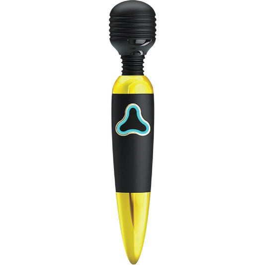 Rechargable Body Wand (Jewel) - Black & Gold 3