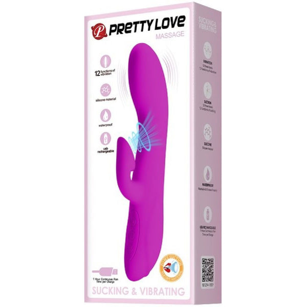 Rechargeable Massage Vibrator (Purple)