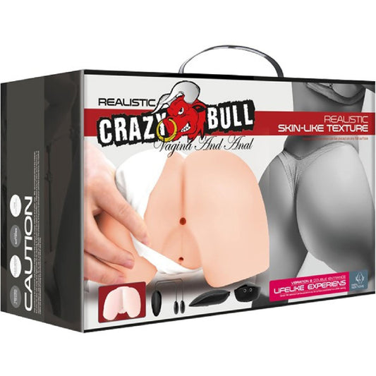 Doggy Vagina And Anal Stimulator (Flesh)
