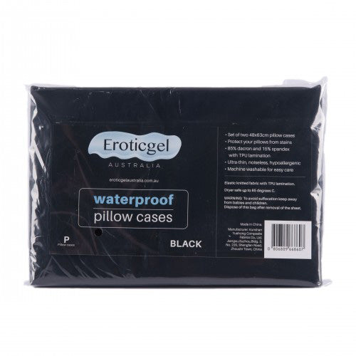 Black Waterproof Fitted pillow case 3