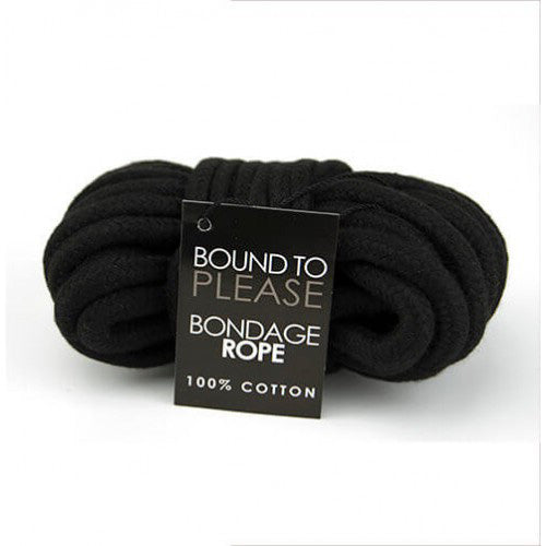 Bound to Please Bondage Rope Black 1